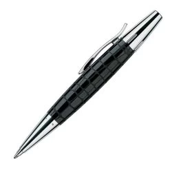 Faber-Castell Design E-Motion Croc Black Ballpoint Pen