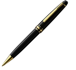 Montblanc Meisterstück Classique Gold Trim Ballpoint Pen