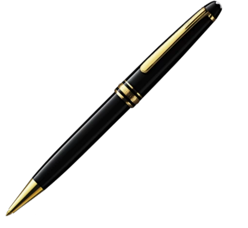 Montblanc Meisterstück Classique Gold Trim Ballpoint Pen 1 Montblanc Meisterstück Classique Gold Trim Ballpoint Pen