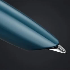 Parker 51 Teal Blue And Chrome Fountain Pen -Fine Pen Shop 13337 497