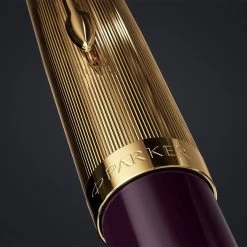 Parker 51 Deluxe Plum And Gold Fountain Pen 5 Parker 51 Deluxe Plum And Gold Fountain Pen -Fine Pen Shop 13357 497
