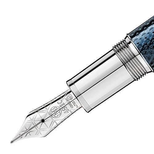 Montblanc Blue Hour LeGrand Solitaire Fountain Pen 2 Montblanc Blue Hour LeGrand Solitaire Fountain Pen - Image 2