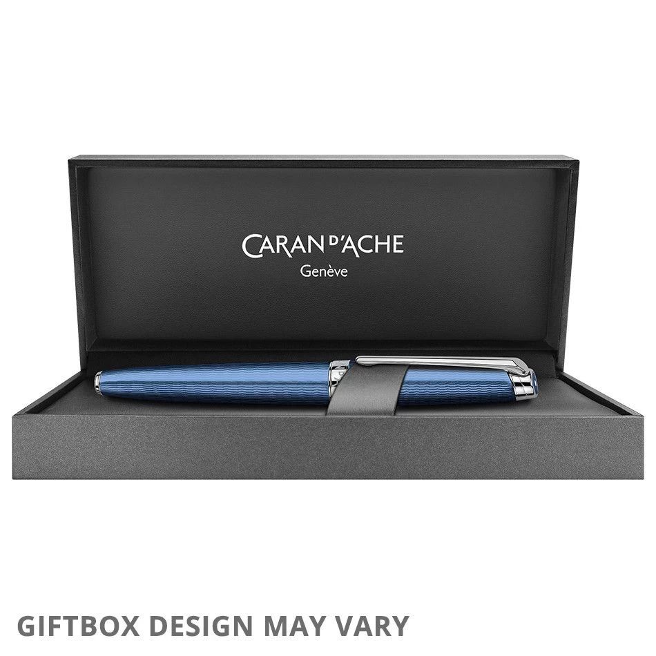 Caran D’ache Leman Grand Blue Rollerball Pen 3 Caran D’ache Leman Grand Blue Rollerball Pen - Image 3