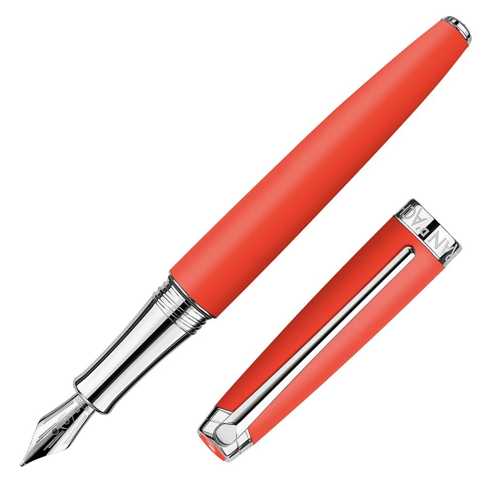 Caran D’Ache Leman Coral Fountain Pen MEDIUM 2 Caran D’Ache Leman Coral Fountain Pen MEDIUM - Image 2