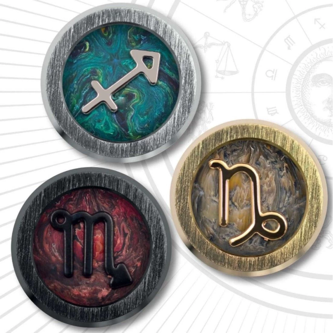 Montegrappa Zero Zodiac- Sagittarius Fountain Pen 2 Montegrappa Zero Zodiac- Sagittarius Fountain Pen - Image 2