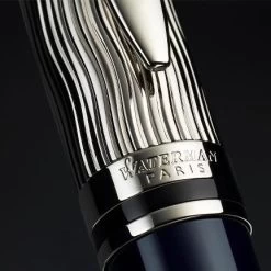Waterman Expert Special Edition Deluxe Blue And Chrome Trim Fountain Pen 5 Waterman Expert Special Edition Deluxe Blue And Chrome Trim Fountain Pen -Fine Pen Shop 16589 1939 1