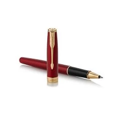 Parker Sonnet Red Lacquer Gold Trim Rollerball -Fine Pen Shop 1931475 snnt imgbs 20