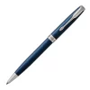 Parker Sonnet Blue Lacquer Chrome Trim Ballpoint Pen