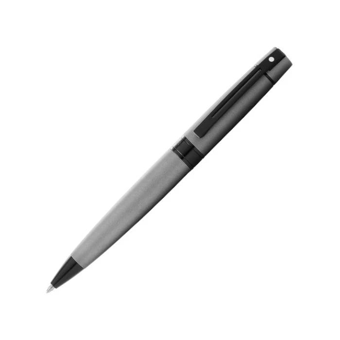Sheaffer 300 Matte Grey Black Trim Ballpoint Pen 1 Sheaffer 300 Matte Grey Black Trim Ballpoint Pen