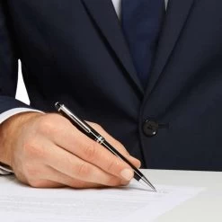 Montblanc Meisterstuck Midsize Platinum Trim Ballpoint Pen -Fine Pen Shop 4036 157