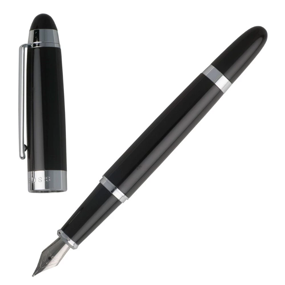 Hugo Boss Gear Icon Black Fountain Pen 1 Hugo Boss Gear Icon Black Fountain Pen