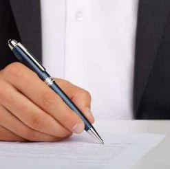 Montblanc Blue Hour Solitaire Midsize Ballpoint Pen -Fine Pen Shop 5619 1456