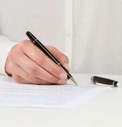 Montblanc Meisterstuck Classique Black Gold Trim Rollerball Pen 5 Montblanc Meisterstuck Classique Black Gold Trim Rollerball Pen -Fine Pen Shop 5630 1443