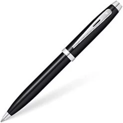 Sheaffer 100 Glossy Black With Chrome Trim Ballpoint