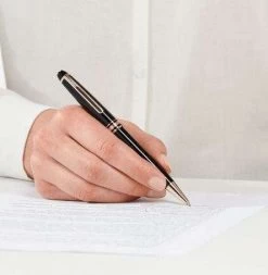 Montblanc Meisterstuck Classique Rose Gold Trim Ballpoint Pen -Fine Pen Shop 5652 1452