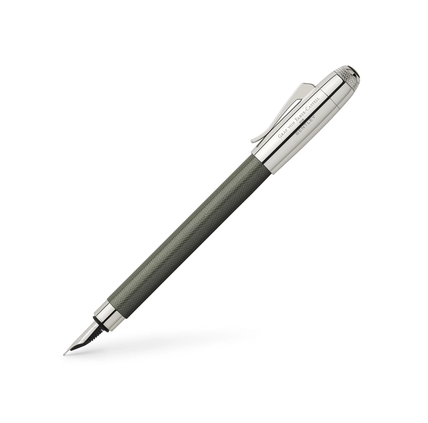 Graf Von Faber Castell – Bentley Tungsten Fountain Pen 1 Graf Von Faber Castell – Bentley Tungsten Fountain Pen