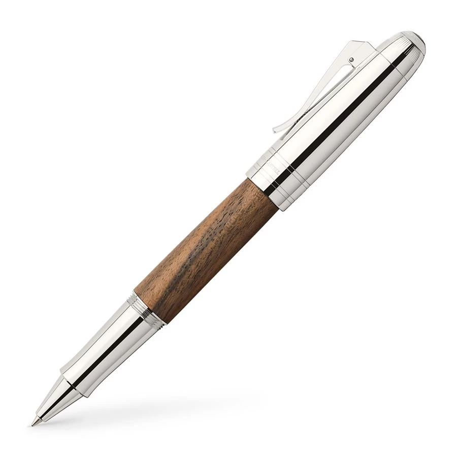 Graf Von Faber Castell Classic Magnum Walnut Wood Rollerball 1 Graf Von Faber Castell Classic Magnum Walnut Wood Rollerball