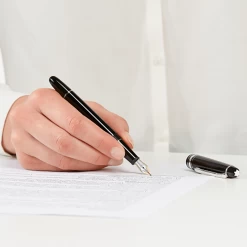 Montblanc Meisterstück 145 Platinum Trim Fountain Pen -Fine Pen Shop 6922 122