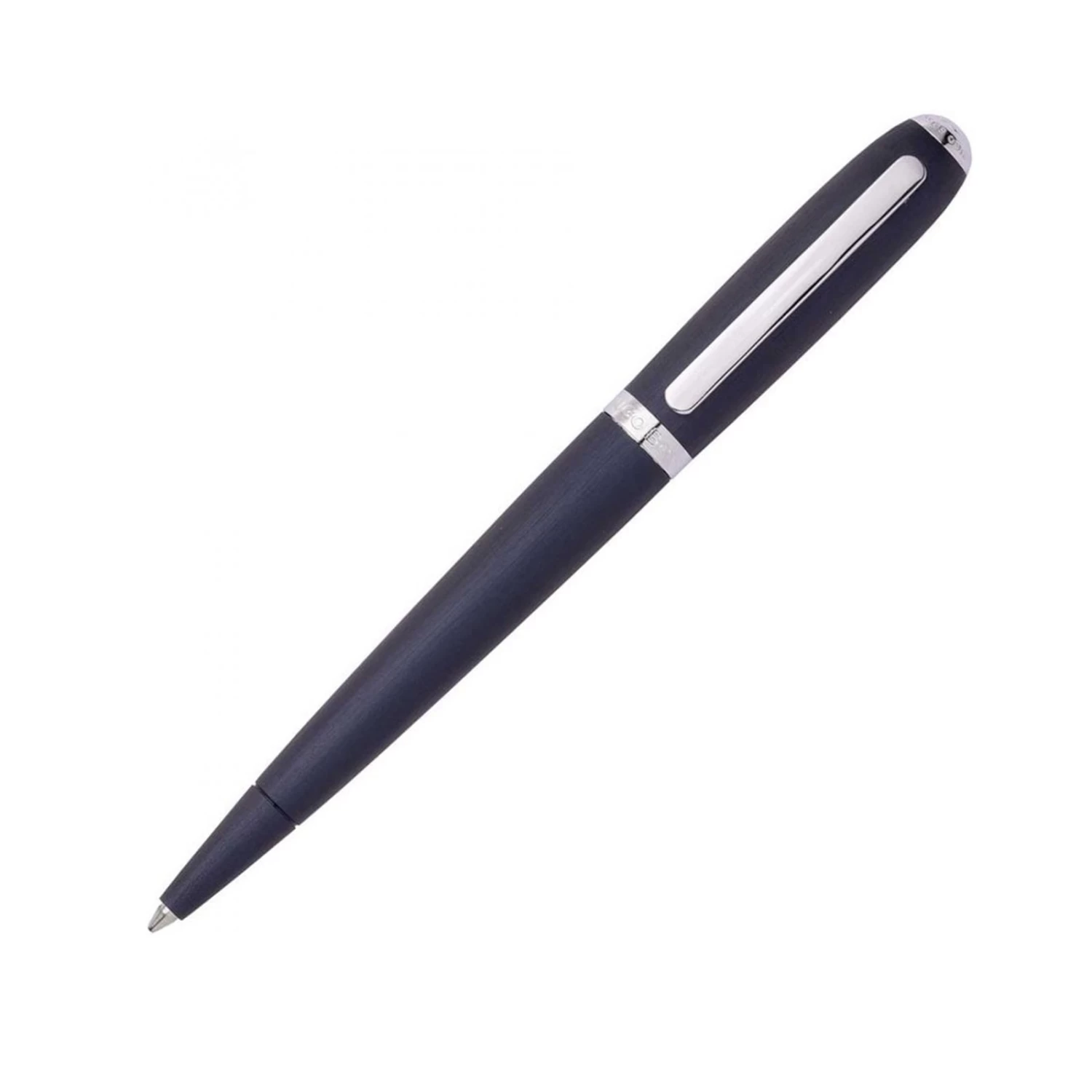 Hugo Boss Contour Brushed Navy Ballpoint Pen 1 Hugo Boss Contour Brushed Navy Ballpoint Pen