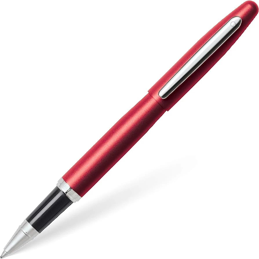 Sheaffer VFM Red Chrome Trim Rollerball Pen 1 Sheaffer VFM Red Chrome Trim Rollerball Pen