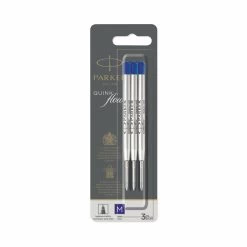 Parker Trio Pack Blue Fine Ballpoint Refill