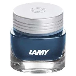 Lamy T53 30ml Crystal Ink Bottle Deep Azurite