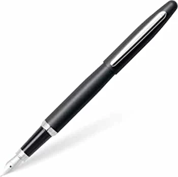 Sheaffer VFM Matte Black Chrome Trim Fountain Pen – Fine 1 Sheaffer VFM Matte Black Chrome Trim Fountain Pen – Fine