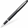 Sheaffer VFM Matte Black Chrome Trim Fountain Pen