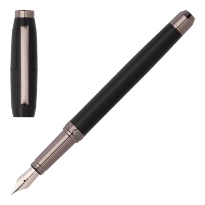 Hugo Boss Cone Black Fountain Pen 1 Hugo Boss Cone Black Fountain Pen