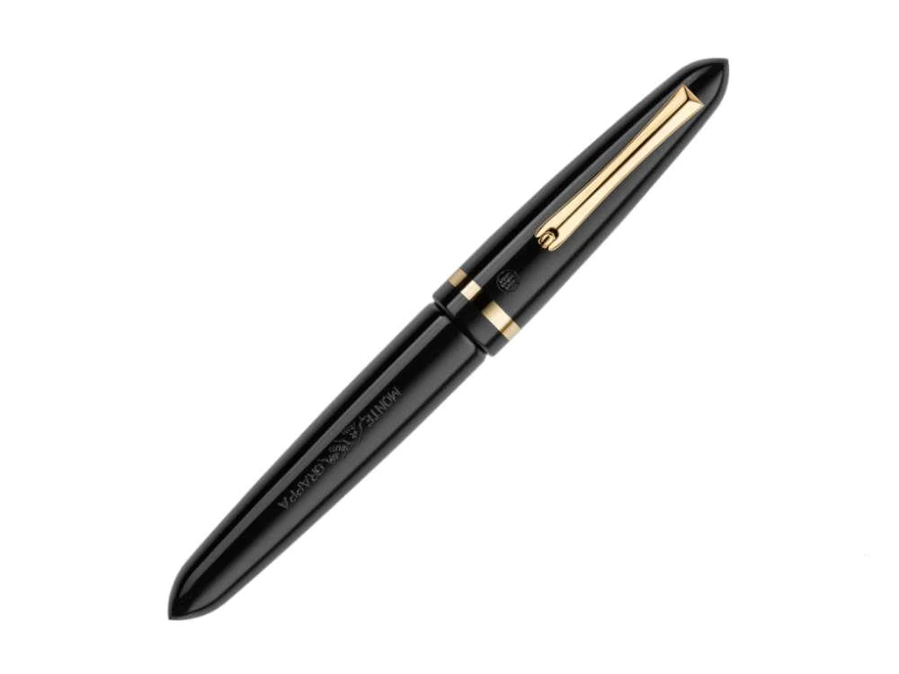 Montegrappa Venetia Black Fountain Pen 2 Montegrappa Venetia Black Fountain Pen - Image 2