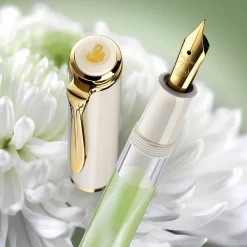 Pelikan M200 Pastel Green Fountain Pen 4 Pelikan M200 Pastel Green Fountain Pen -Fine Pen Shop PK70535 Pelikan Classic M200 Fountain Pen Pastel Green DTL1 P2 720x@2x.jpg 2