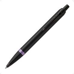Parker IM Vibrant Rings Amethyst Purple PVD Ballpoint Pen