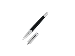 S.T. Dupont Defi Millennium Black & Chrome Rollerball Pen