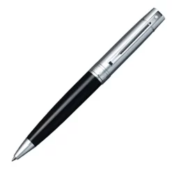 Sheaffer 300 Gloss Black Chrome Cap Ballpoint Pen
