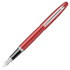 Sheaffer VFM Red Chrome Trim Fountain Pen