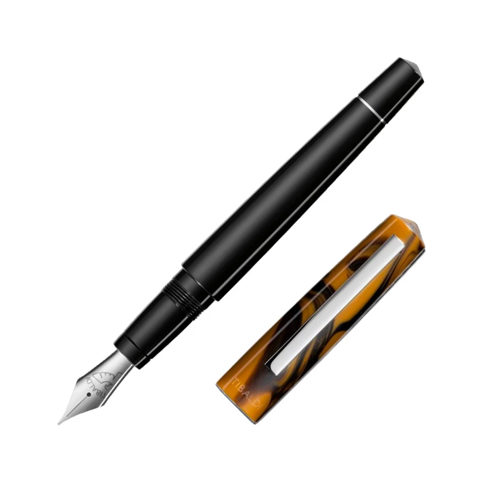 Tibaldi Infrangible Chrome Yellow Fountain Pen 1 Tibaldi Infrangible Chrome Yellow Fountain Pen