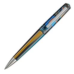 Tibaldi Infrangible Peacock Blue Ballpoint Pen