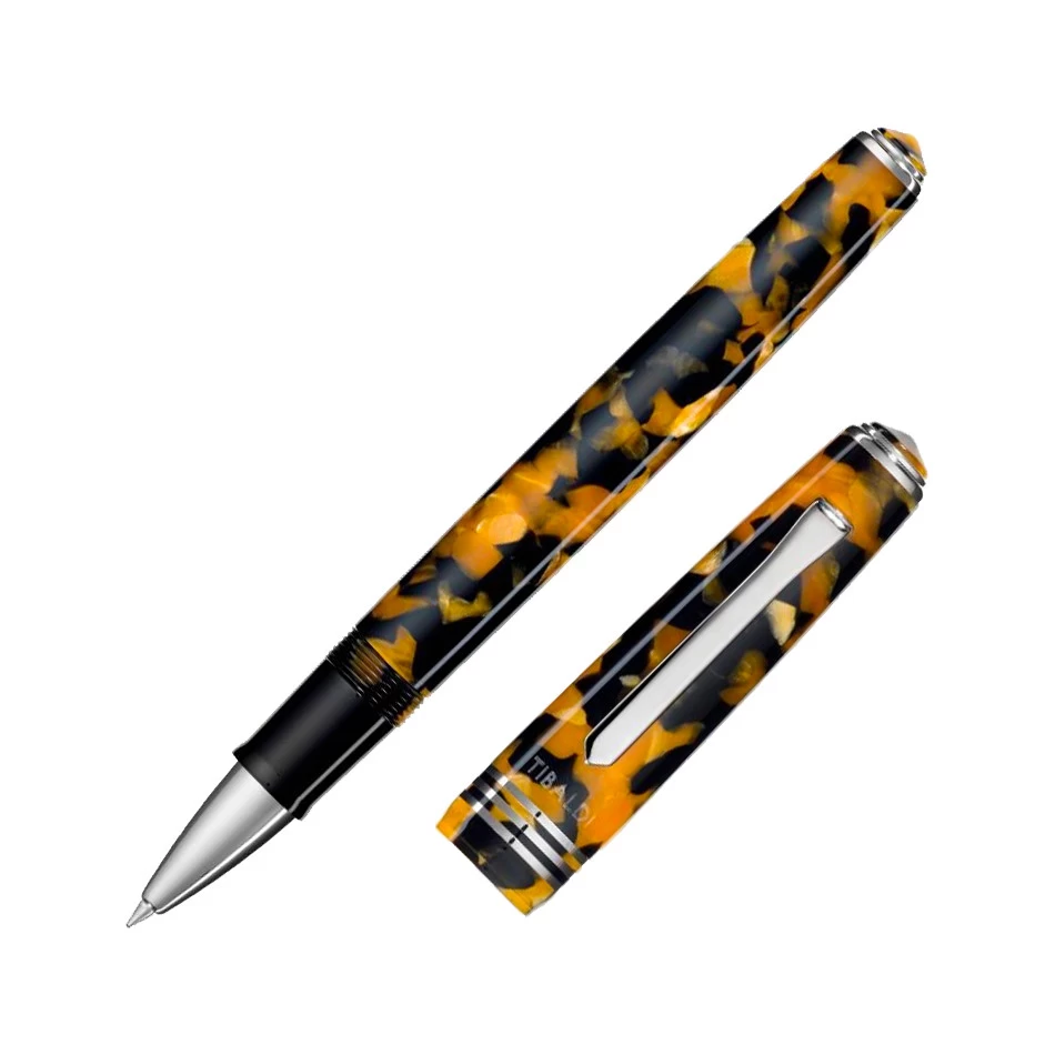 Tibaldi N60 Amber Yellow Rollerball Pen 1 Tibaldi N60 Amber Yellow Rollerball Pen
