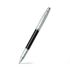 Sheaffer 100 Gloss Black Chrome Cap Rollerball Pen