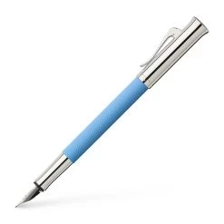 Graf Von Faber Castell Guilloche Gulf Blue Fountain Pen
