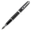 Diplomat Excellence A Plus Rhomb Guilloche Lapis Black Fountain Pen