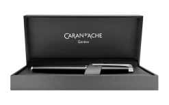 Caran D’ache Leman Slim Black Ebony Rollerball Pen -Fine Pen Shop e stylo roller leman slim noir ebene caran d ache detail3 0.jpg