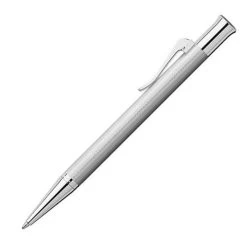 Graf Von Faber-Castell Guilloche Ballpoint Pen Rhodium
