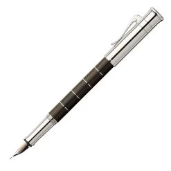 Graf Von Faber-Castell Fountain Pen Anello Precious Resin Black M