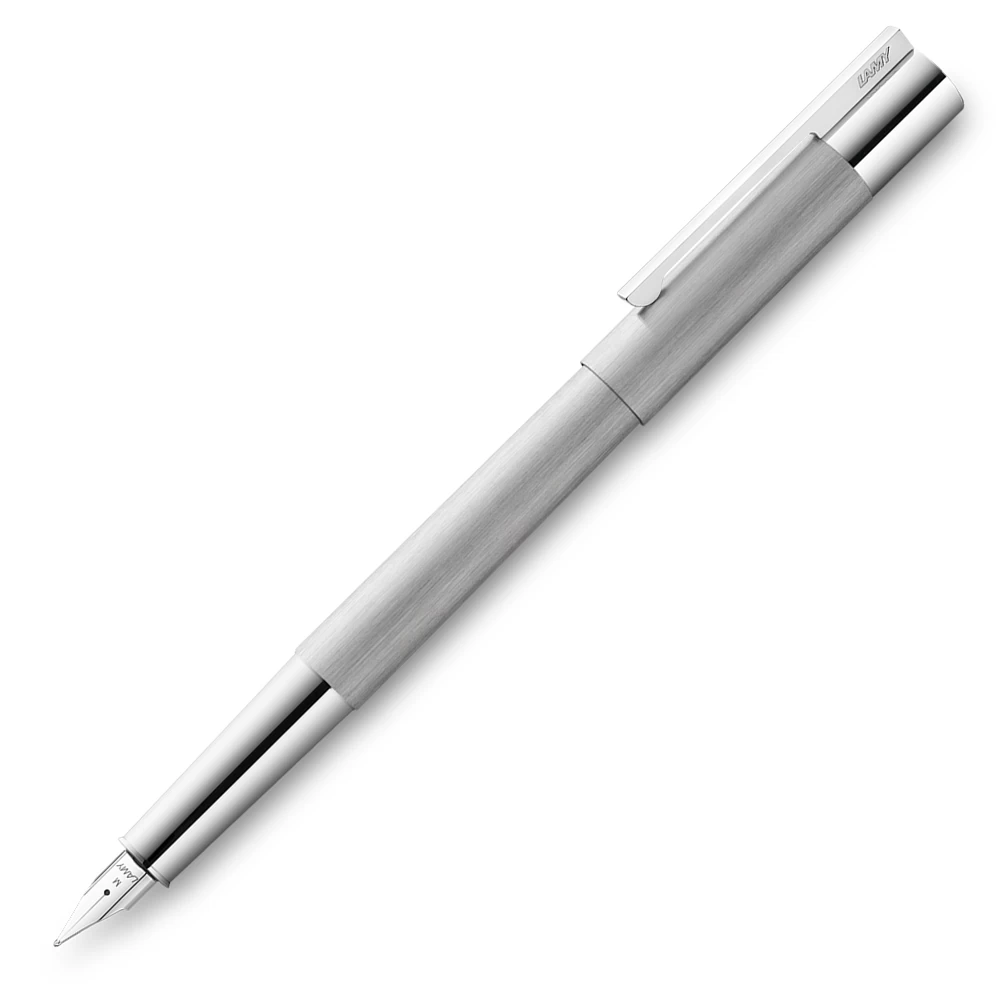 Lamy Scala Brushed Steel Fountain Pen 1 Lamy Scala Brushed Steel Fountain Pen