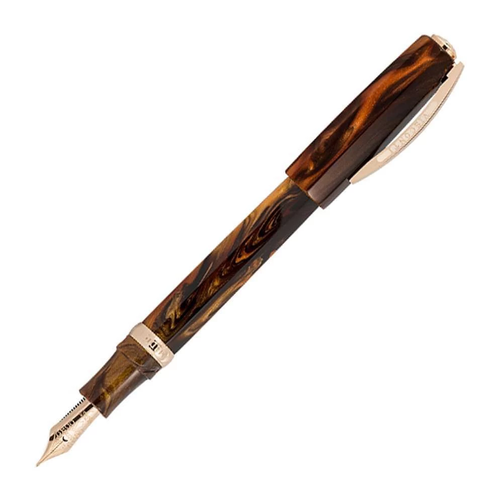 Visconti Medici Rose Gold Over Fountain Pen 1 Visconti Medici Rose Gold Over Fountain Pen