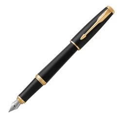 Parker Urban Muted Black Gold Trim Fountain Pen