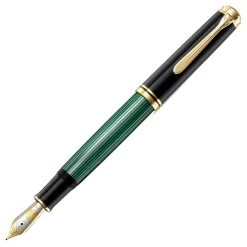 Pelikan Souveraen M1000 Black And Green Fountain Pen