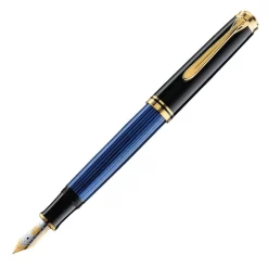 Pelikan Souveraen M400 Black And Blue Fountain Pen