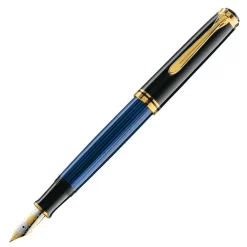 Pelikan Souveraen M800 Black And Blue Fountain Pen